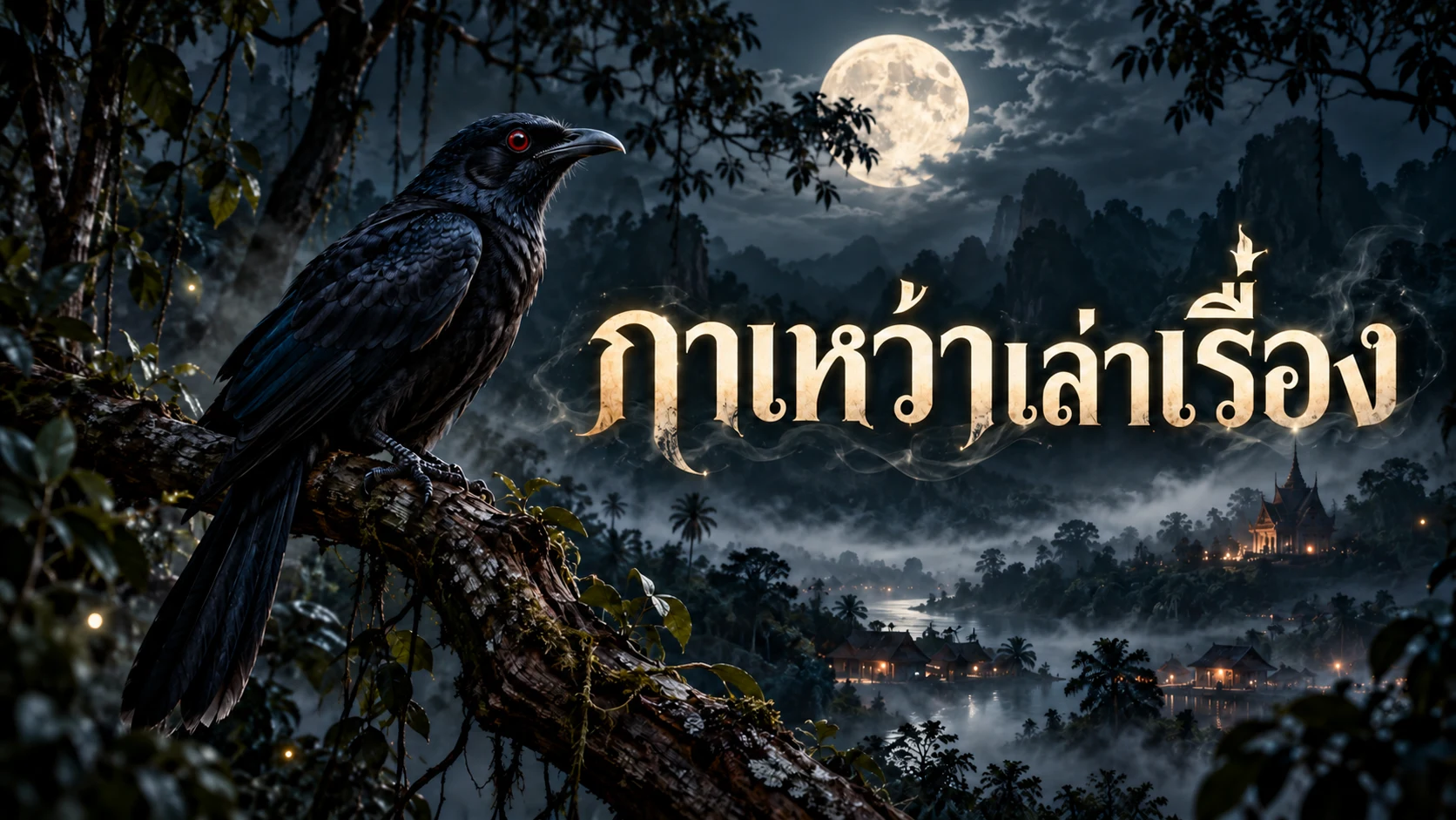 กาเหว่าเล่าเรื่อง ป่ากลางคืนและแสงจันทร์